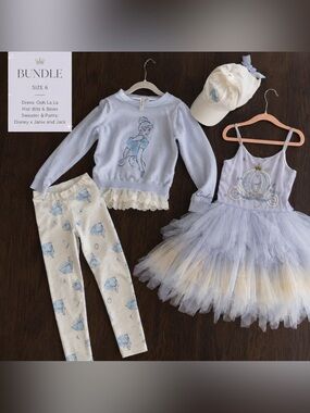Cinderella Outfits Bundle - Size 6x/7
